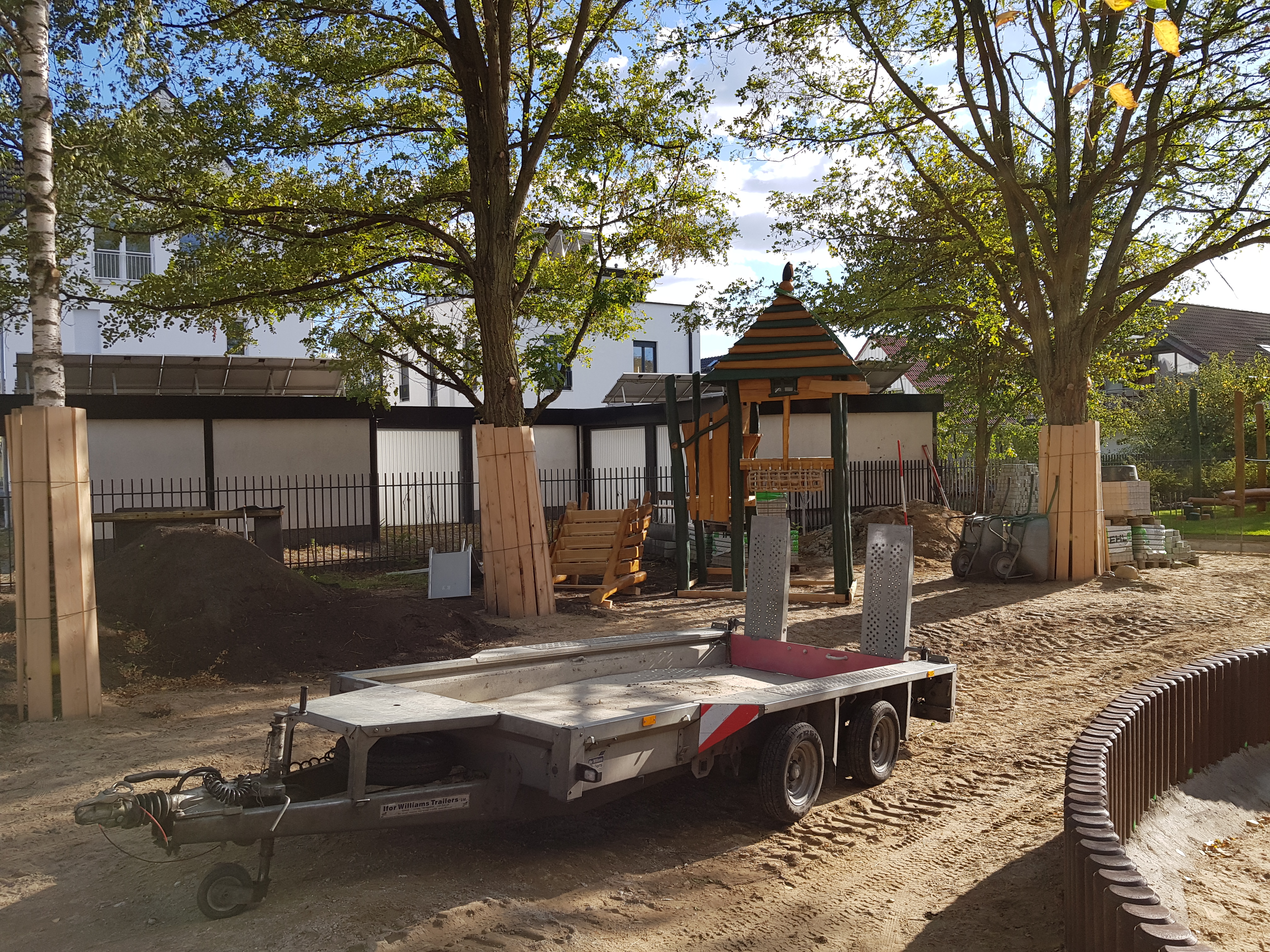 Beispiel für Baumschutz